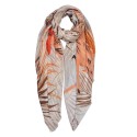 Juleeze Printed Scarf 85x180 cm Orange Synthetic