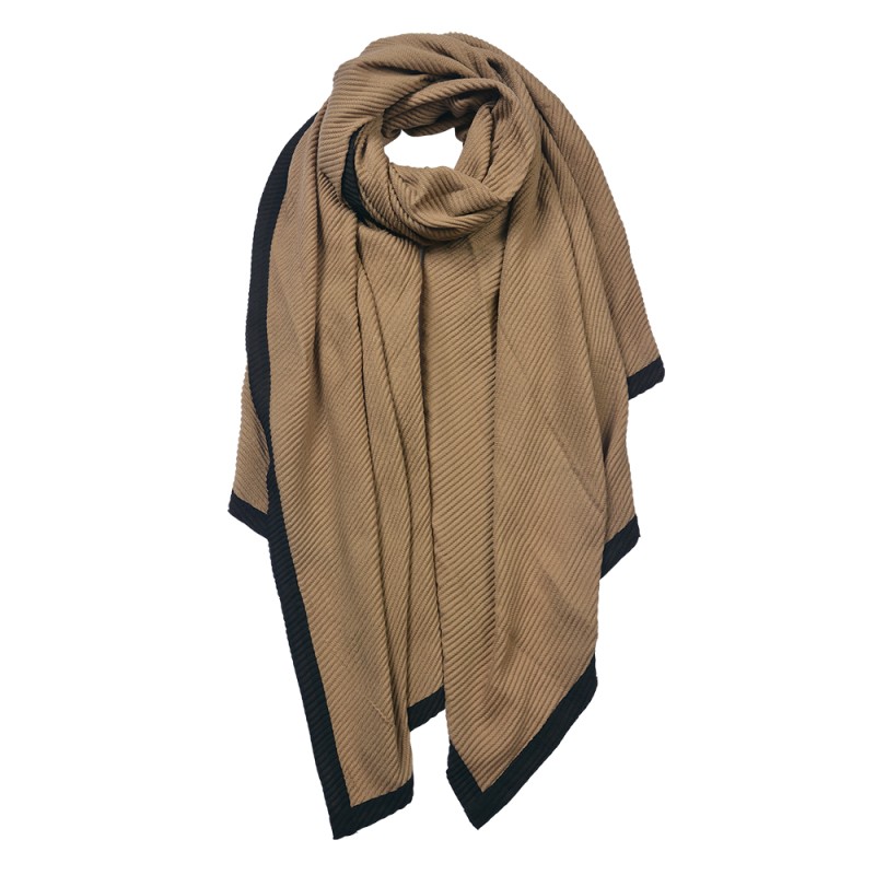 Juleeze Solid Colour Scarf 90x180 cm Beige Synthetic