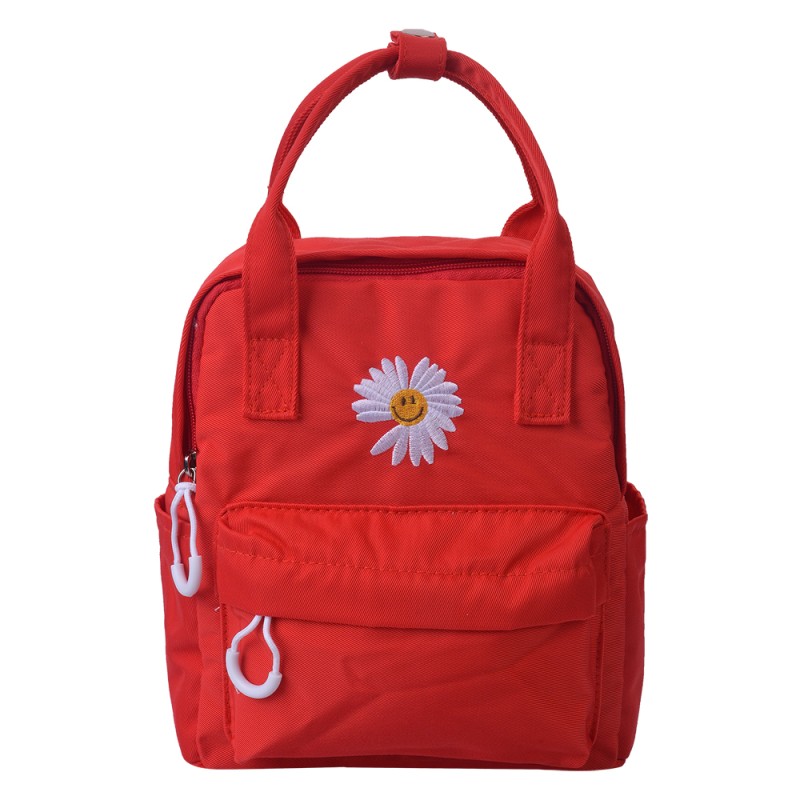 Melady Backpack 21x9x23 cm Red Plastic Flower