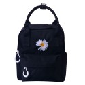 Melady Backpack 21x9x23 cm Black Plastic Flower