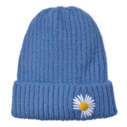 Melady Children's Cap Blue Synthetic Flower