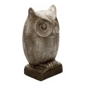 Clayre & Eef Figurine Owl 29 cm Grey Ceramic