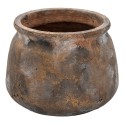 Clayre & Eef Vase Ø 21x16 cm Brown Terracotta Round