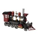 Clayre & Eef Miniature décorative Train 42x13x23 cm Rouge Fer