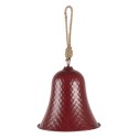 Clayre & Eef Vintage Doorbell Bell Ø 18x20 cm Red Metal Round