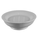 Clayre & Eef Soap Dish Ø 14x5 cm White Ceramic Round