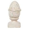 Clayre & Eef Figurine Pinecone 11x11x21 cm Beige Stone