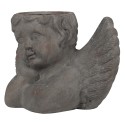 Clayre & Eef Planter Angel 30x13x20 cm Grey Stone