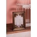 2Clayre & Eef Photo Frame 10x15 cm Gold colored Plastic