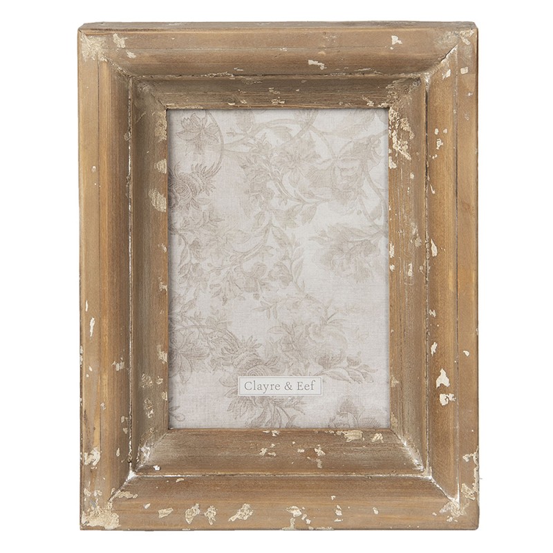 2Clayre & Eef Picture Frame 13*18 cm Brown Wood