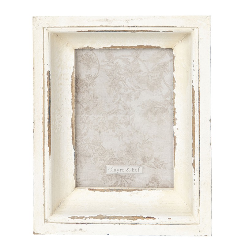 Clayre & Eef Picture Frame 13*18 cm White Wood