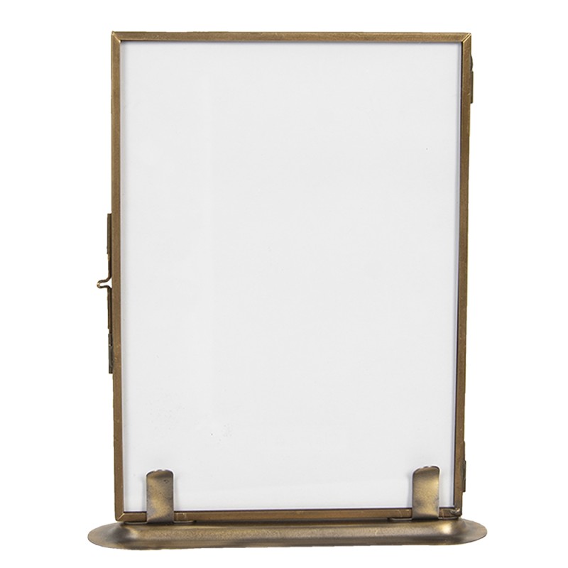 Clayre & Eef Photo Frame 13x18 cm Silver colored Iron Rectangle