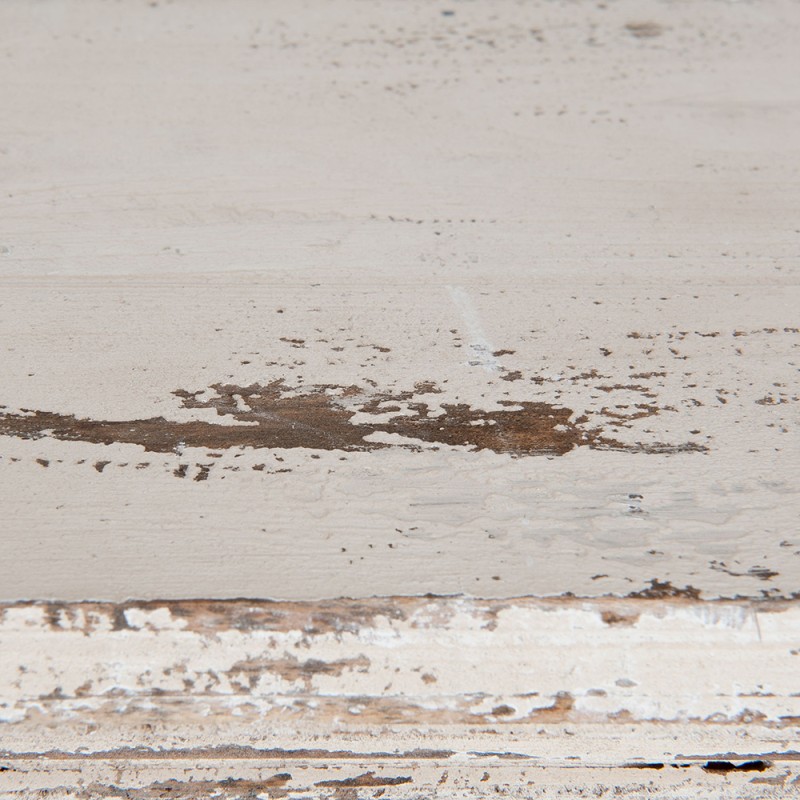Clayre & Eef Scaffale da parete 100x23x41 cm Bianco Legno  Rettangolo