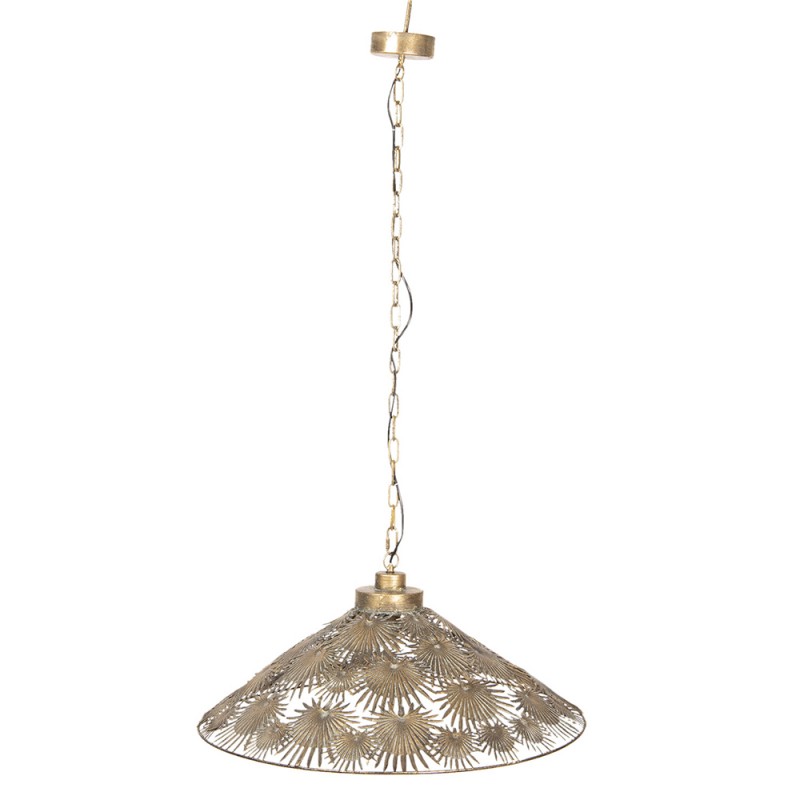Clayre & Eef Pendant Lamp Ø 61x51/156 cm  Golden color Iron