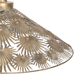 Clayre & Eef Pendant Lamp Ø 61*51/156 cm Golden color Iron