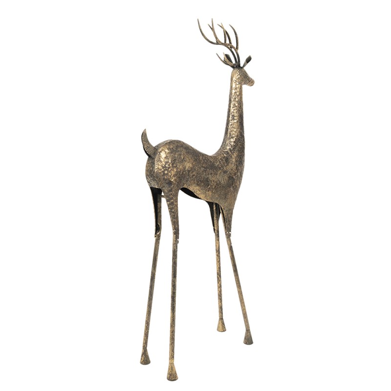 Clayre & Eef Decoration Deer 55x21x132 cm Brown Metal