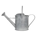 Clayre & Eef Decorative Watering Can Grey Iron Oval