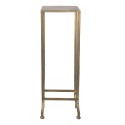 Clayre & Eef Side Table 36x31x90 cm Gold colored Iron