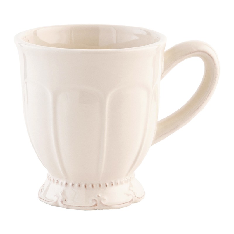 Clayre & Eef Mug 300 ml Beige Ceramic Round
