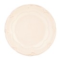 2Clayre & Eef Breakfast Plates 6CE0261 Ø 21 cm Beige Ceramic Round