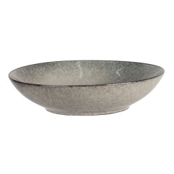 Clayre & Eef Bol à soupe 500 ml Gris Céramique Rond