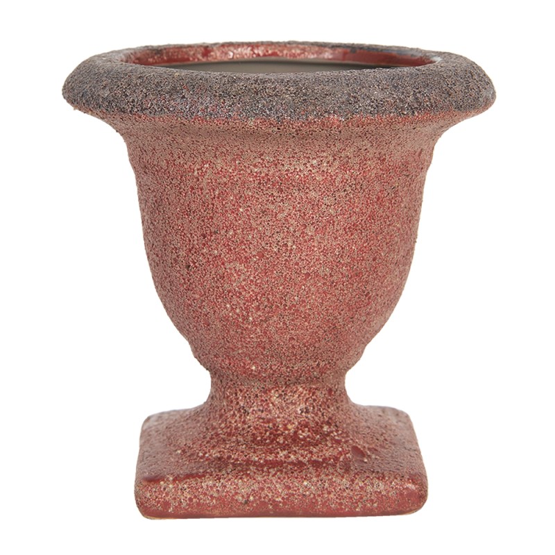 Clayre & Eef Planter 12 cm Red Ceramic