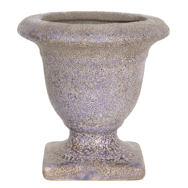 Clayre & Eef Blumentopf 12 cm Violett Keramik