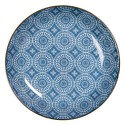 Clayre & Eef Assiette à soupe Ø 20x4 cm Bleu Céramique Rond