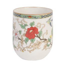 Clayre & Eef Mug 100 ml Red Porcelain Round