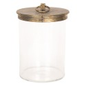 Clayre & Eef Storage Jar Ø 15x25 cm Glass Round