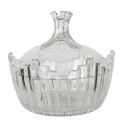 Clayre & Eef Glass Jar Ø 17x16 cm Glass Round