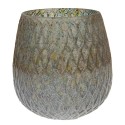 Clayre & Eef Vase Ø 14x15 cm Green Glass Round