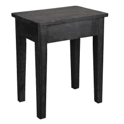Clayre & Eef Plant Table 36x25x43 cm Black Wood