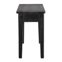 Clayre & Eef Plant Table 36x25x43 cm Black Wood Rectangle