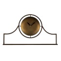 Clayre & Eef Horloge de table 58x33 cm Couleur cuivre Fer Verre