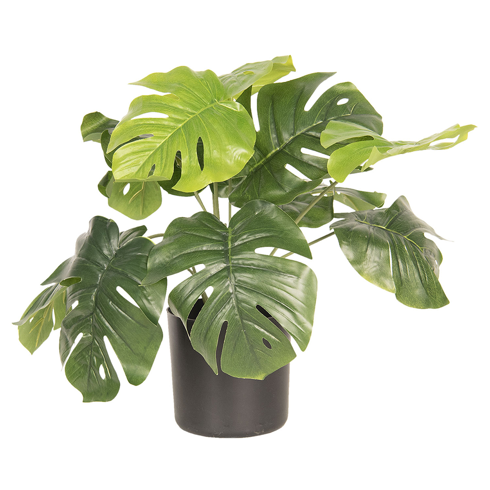 Clayre&Eef Kunstplant 40 cm Groen Kunststof afbeelding