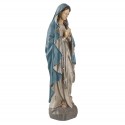 Clayre & Eef Statuetta Maria 15x11x50 cm Grigio Poliresina