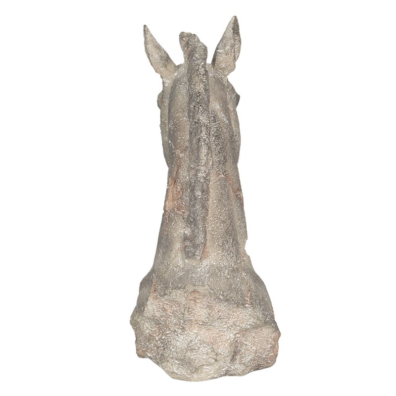 Clayre & Eef Figurine Horse 27x17x39 cm Grey