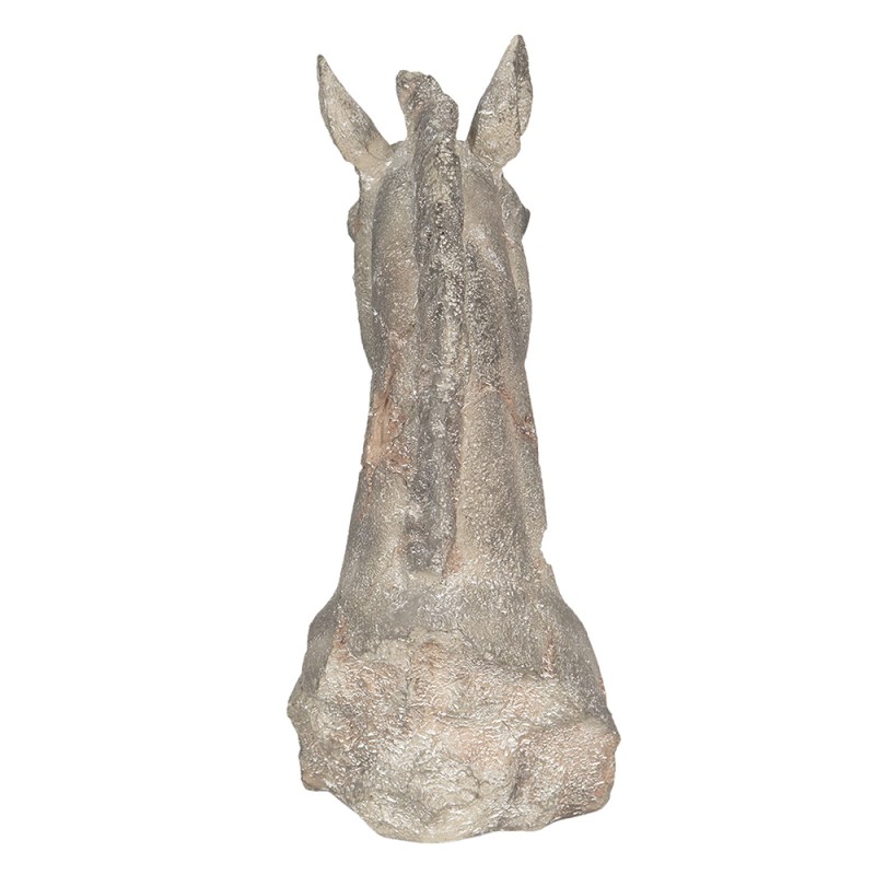 2Clayre & Eef Figurine Horse 27x17x39 cm Grey 2Clayre & Eef Figurine Horse 27x17x39 cm Grey