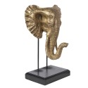 Clayre & Eef Statuetta Elefante 42x30x56 cm Color oro Poliresina