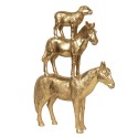 Clayre & Eef Statuetta Animali 30x8x40 cm Color oro Poliresina Animali