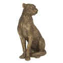 Clayre & Eef Figurine Panther 14x11x27 cm Gold colored Polyresin Panther