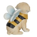 Clayre & Eef Figur Hund 12x9x13 cm Beige Gelb Polyresin
