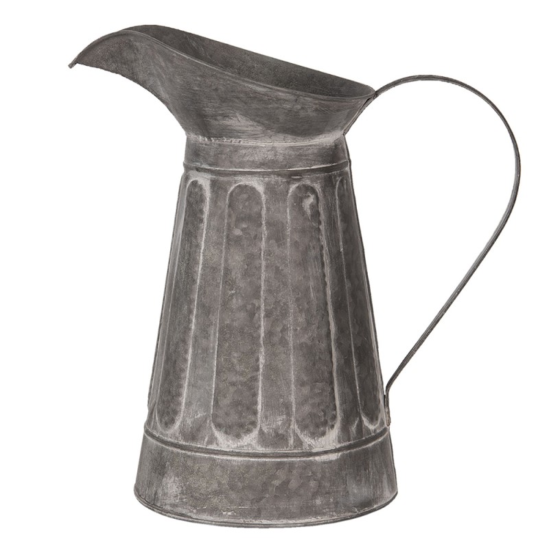 Clayre & Eef Decoration can 33x19x33 cm Grey Iron