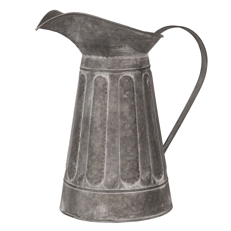 Clayre & Eef Decoration can 33x19x33 cm Grey Iron