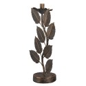 Clayre & Eef Candle holder 27x13x44 cm Copper colored Iron Leaves