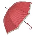 Juleeze Erwachsenen-Regenschirm Ø 90 cm Rot Polyester Punkte