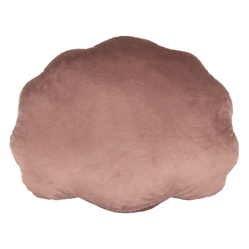 Clayre & Eef Coussin décoratif Coquillage 28x38 cm Rose Polyester