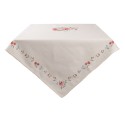 Clayre & Eef Tablecloth 130x180 cm Beige Cotton Rectangle Roses