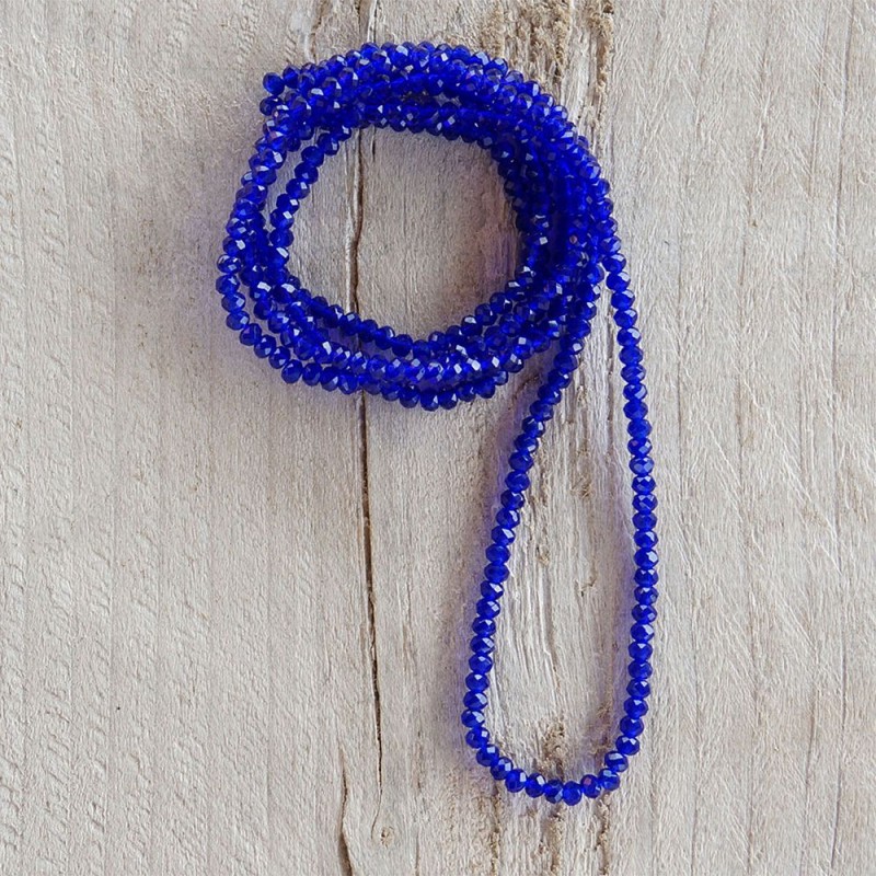 Melady Women's Necklace 4 mmx1 m Blue Plastic